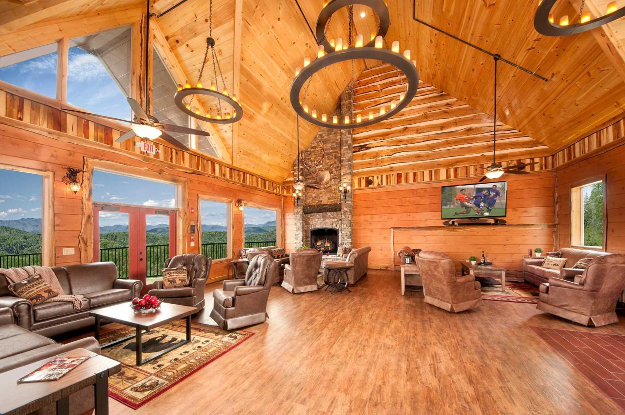 Vila Skyview Mansion:13Bdrm, 17Bath, Sleeps 70, Indoor Pool, Amazing Views Pigeon Forge Exteriér fotografie